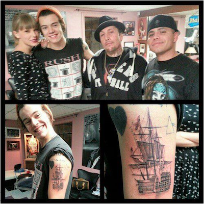 Harry Styles, Taylor Swift, tatuagens Harry Styles, Taylor Swift, tatuagens